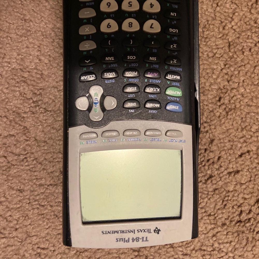 TI 84 graphing calculator